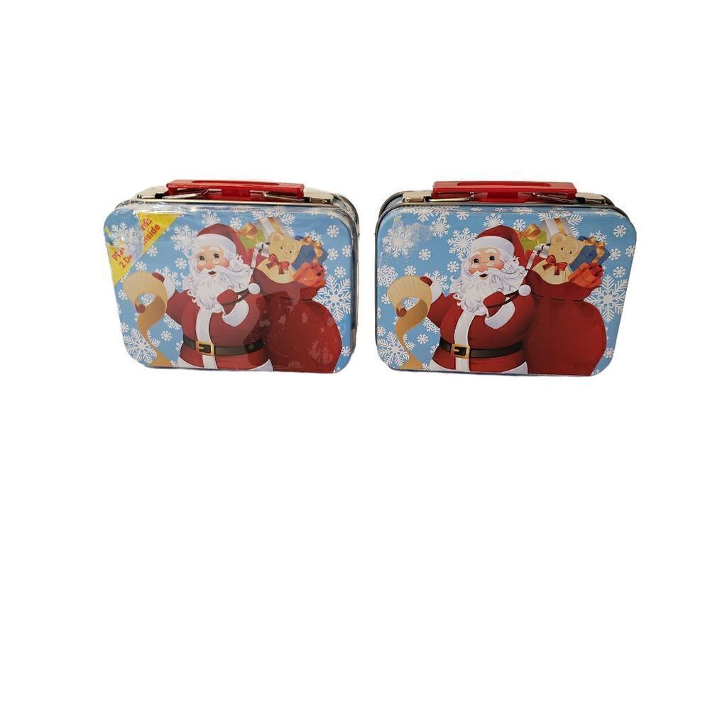 Tin Box Each w/2 Card Decks Enclosed